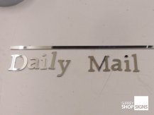 Daily Mail flat letters