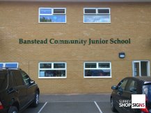 banstead community school signage