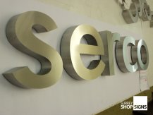 built up 3d Serco logo