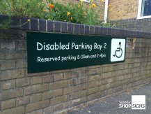 disabled parking sign