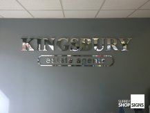Kingsbury metal letters