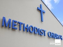 methodist church signage