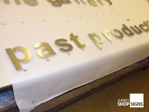 past production brushed gold