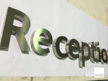 reception 3D letters