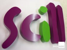 scill metal letters