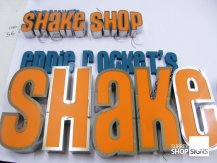 shake shop built up letters