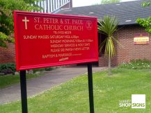 st paul church sign