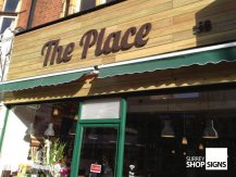 the place signage