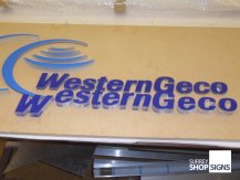 western geo vinyl letters